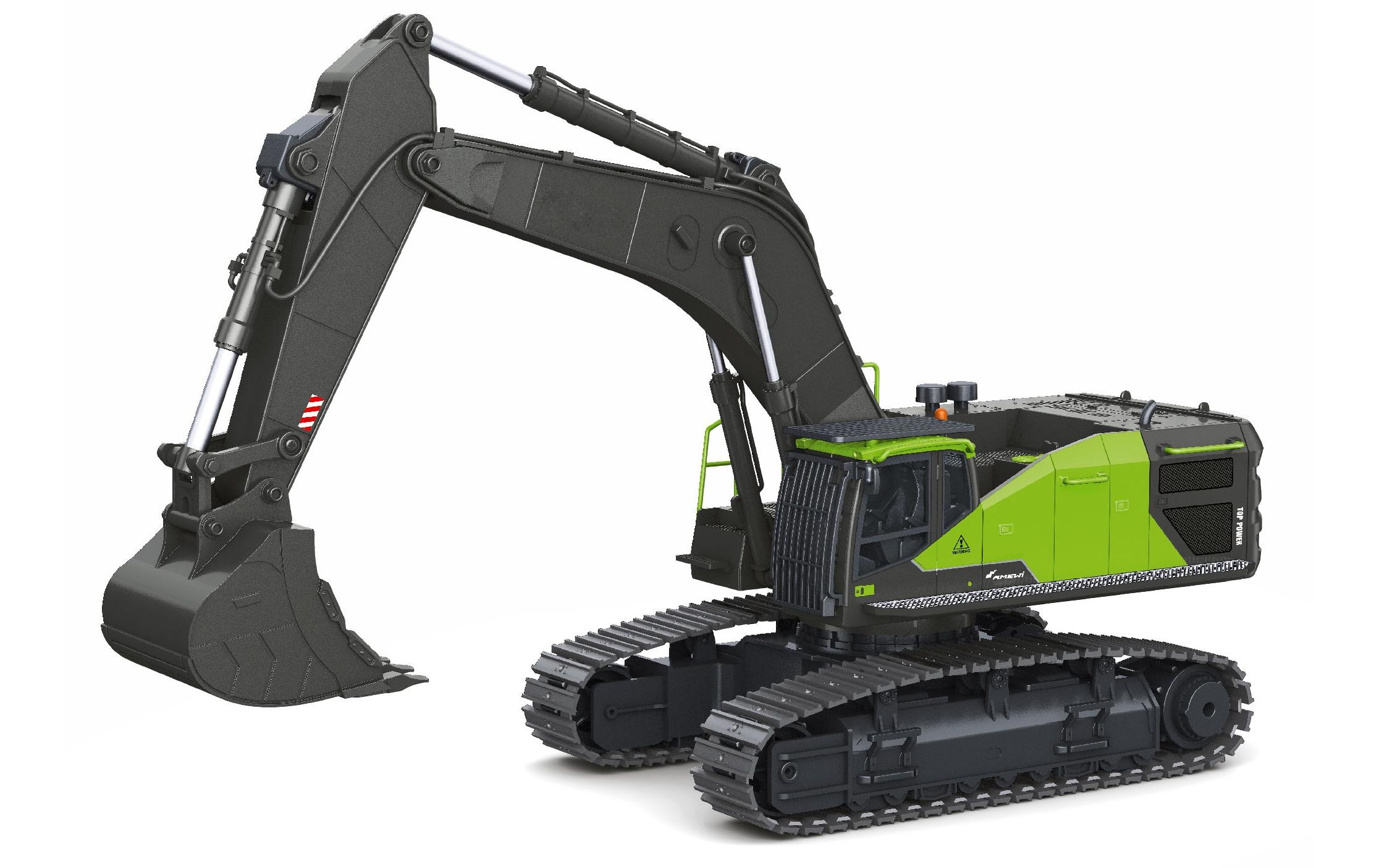 Raupenbagger ACV730 V3 Grün, RTR, 1:14<br>Voll funktionsfähiger Kettenbagger im Massstab 1:14