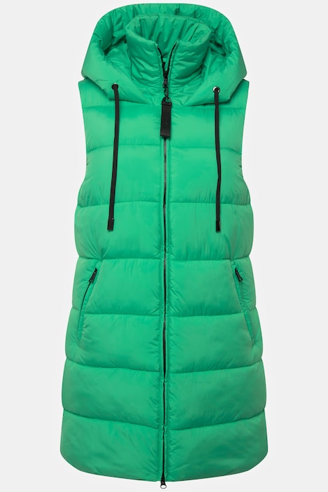 HYPRAR Long-Steppweste, 2-Wege-Zipper, wasserabweisend