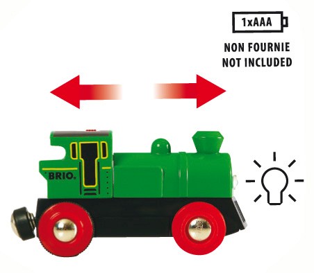 BRIO - Batteridrevet tovejs lokomotiv