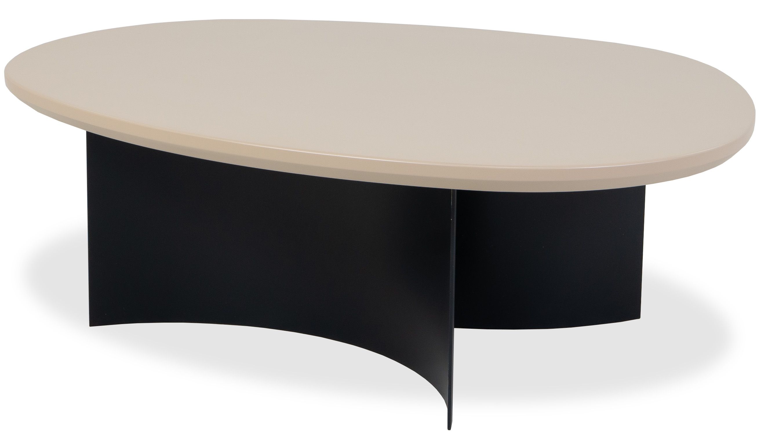 Salontafel laag Ovato B100 x D85 x H33 cm