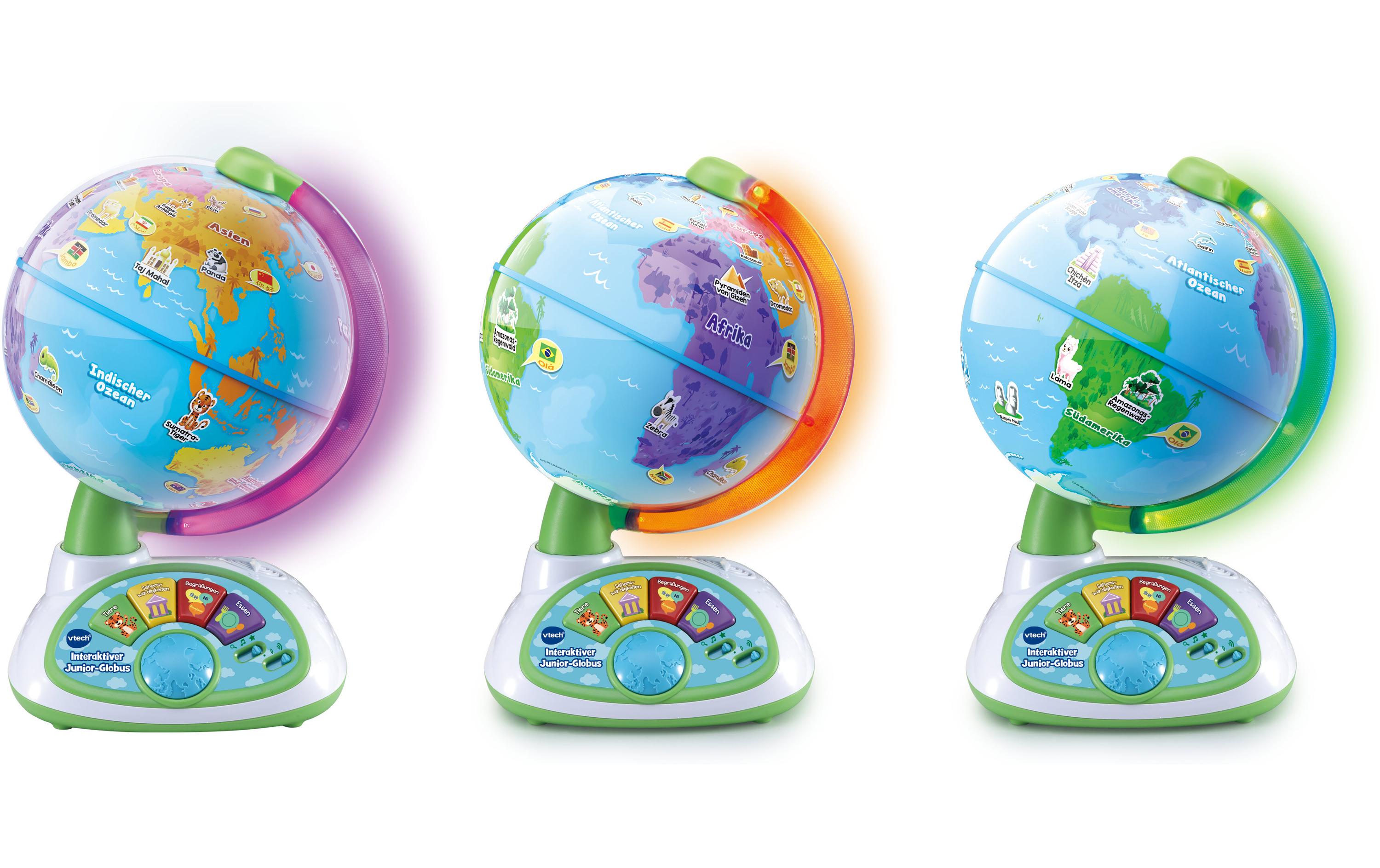 Interaktiver Junior-Globus -DE-Kinder-Globus mit 3 Spielmodi (Deutsche Version)
