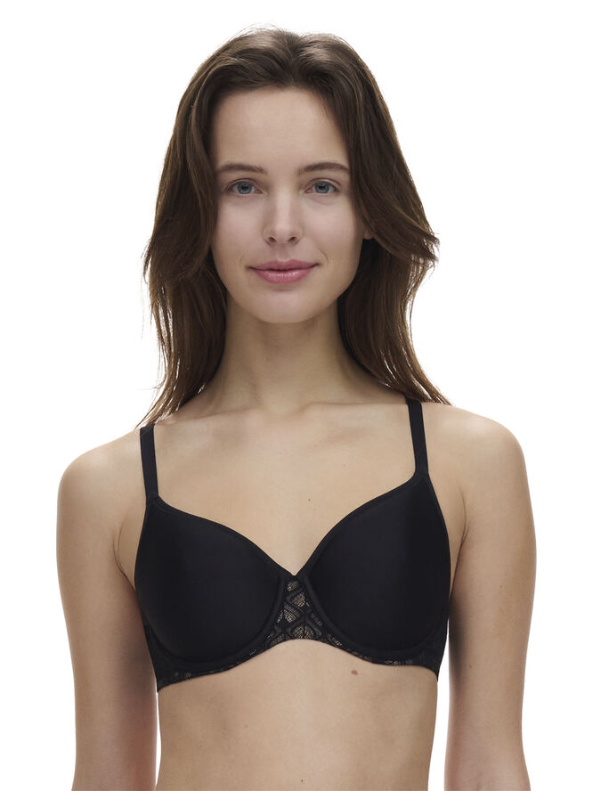 Chantelle Ace Spacer T-shirt Bra Black