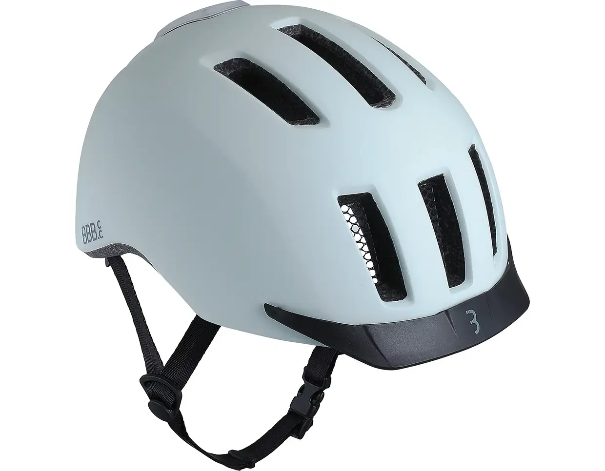 BBB Cycling Grid BHE-161 E-Bike Fietshelm Mat Grijs/Wit