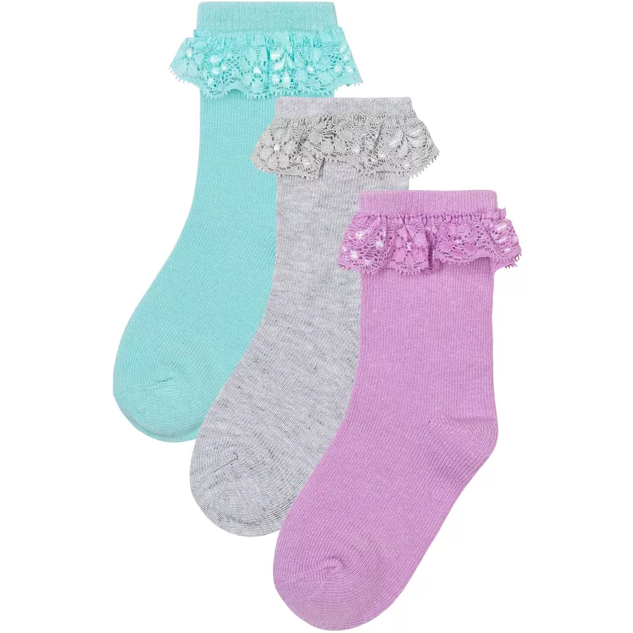 MINOTI 3er-Pack Socken Lila