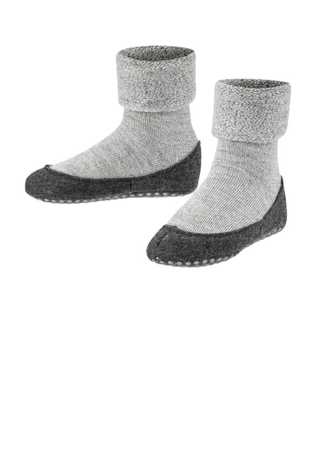FALKE antislip sokken grijs
