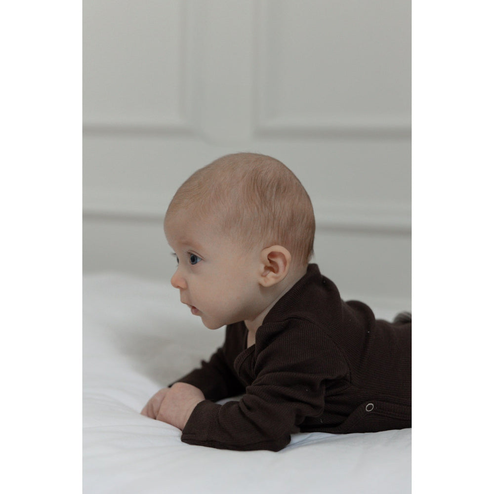 Køb Petit Piao Coffee Bean PPDi Body L/S Fold Over NOOS