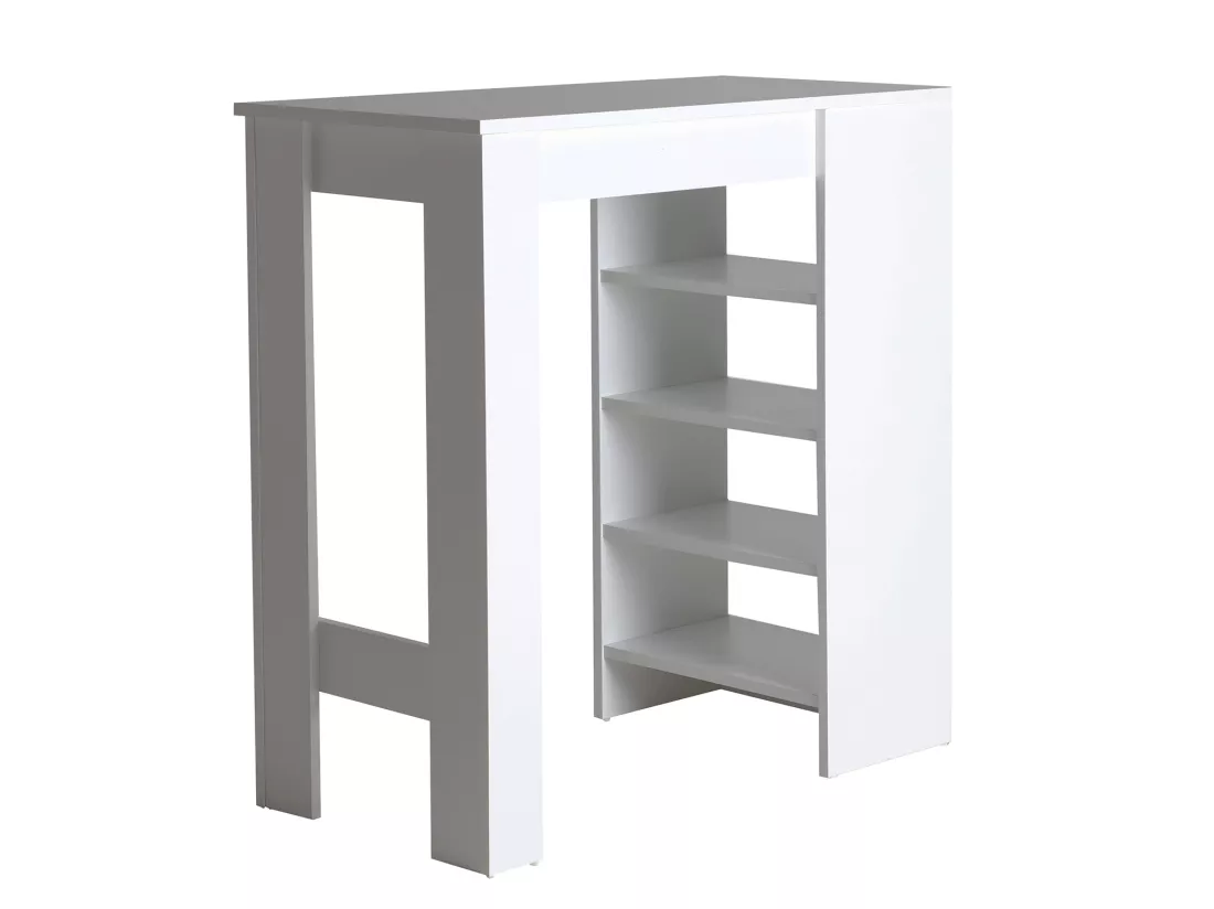 Comptoire en bois mdf blanc 100x50x100 cm