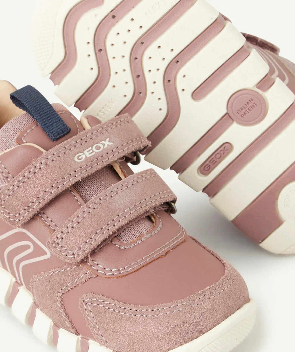 GEOXBASKETS IUPIDOO BÉBÉ FILLE ROSE ET BLEU