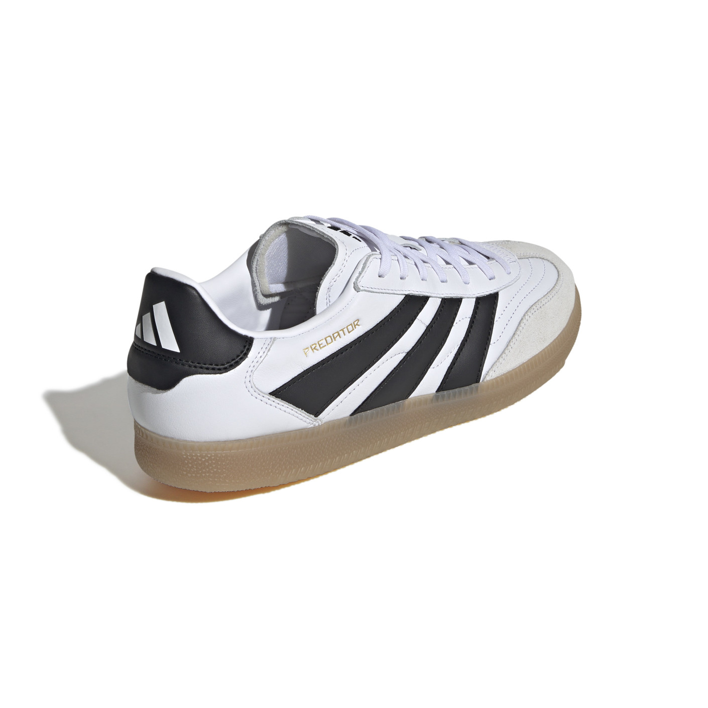 Adidas Predator Freestyle Zaalvoetbalschoenen (IN) Wit Zwart Bruin
