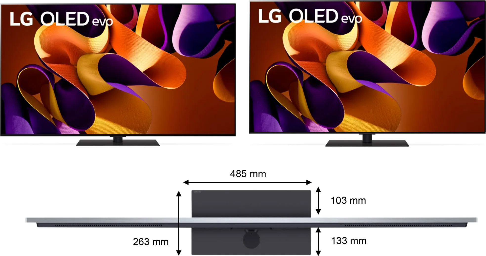 LG ST-G4SN55 (pied de table LG OLED55G4) Supports TV