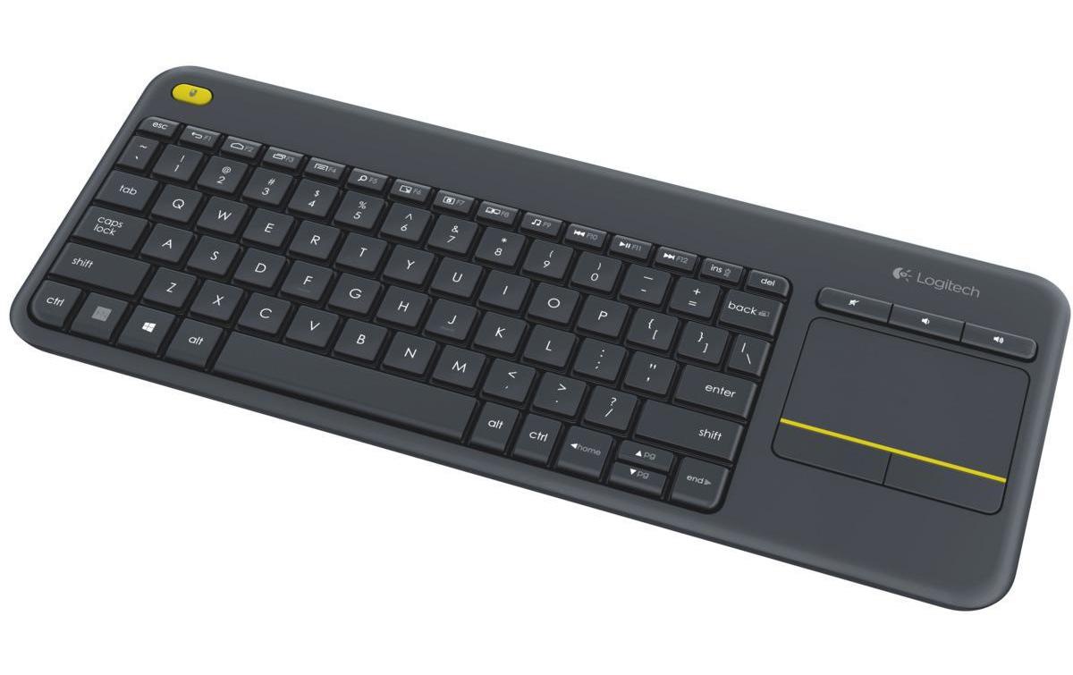 Logitech PC-Tastatur »K400 Plus CH-Layout« (Touchpad | Ziffernblock)