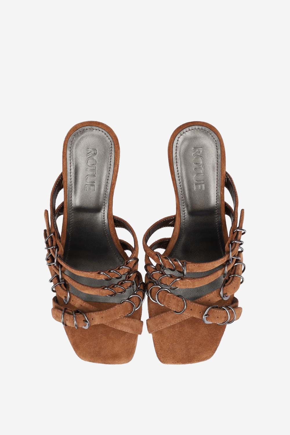 Candy paint suede sandals