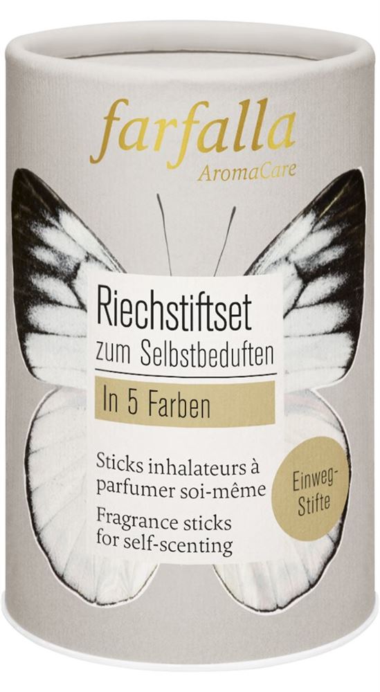 Farfalla Riechstiftset in 5 Farben 1 Stk