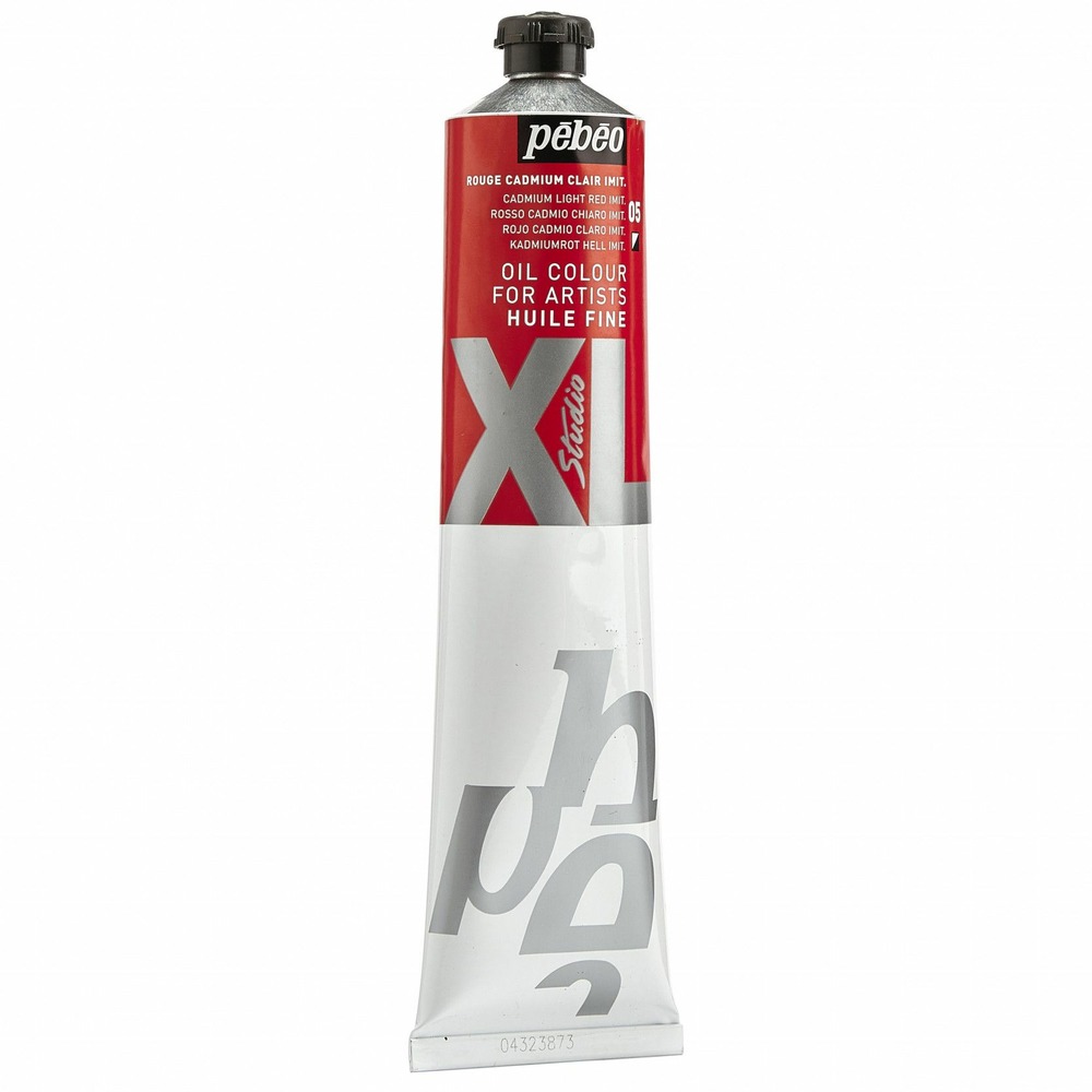 Peinture à l'huile fine xl studio - rouge de cadmium clair - 200 ml