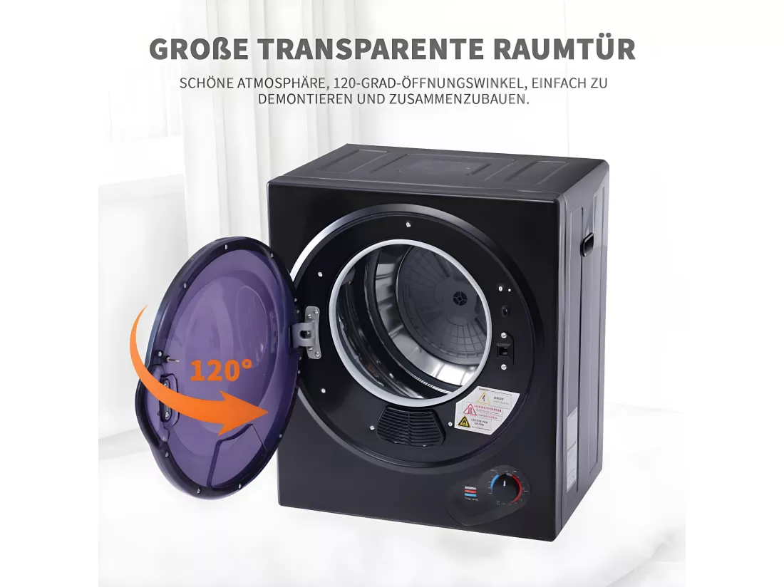 Machine à laver Mini, sécheuse à tambour de 2,5 kg,