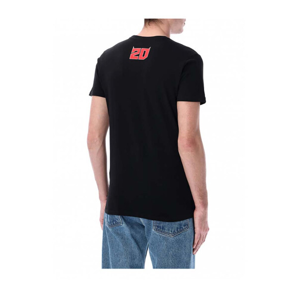 Fabio Quartararo - T-shirt Le Mans FQ20 Noir / Turquoise / Rose