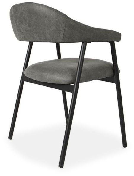 Eetkamerstoel Antraciet CH-73.039 Amaze B54 x D54 x H80 cm