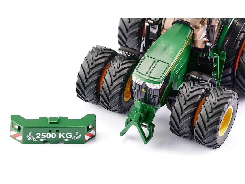 Siku Traktor John Deere 7290R Doppelreifen, mit Controller Siku Control Traktor mit Bluetooth Fernsteuerung