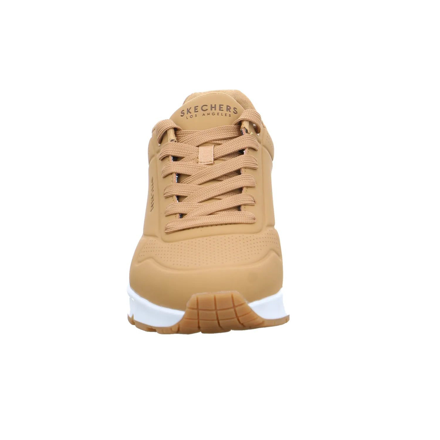 SKECHERS Halbschuhe Sneaker Beige Lederimitat