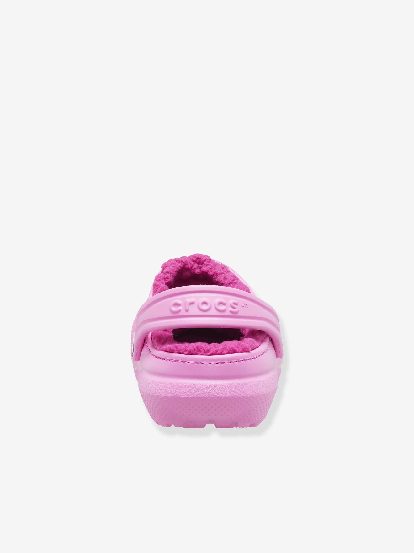Tamancos infantis Crocs™ Classic Lined Clog T rosa