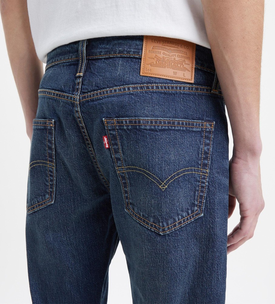 Calça jeans Levi's Tapered Cut 502 azul marinho
