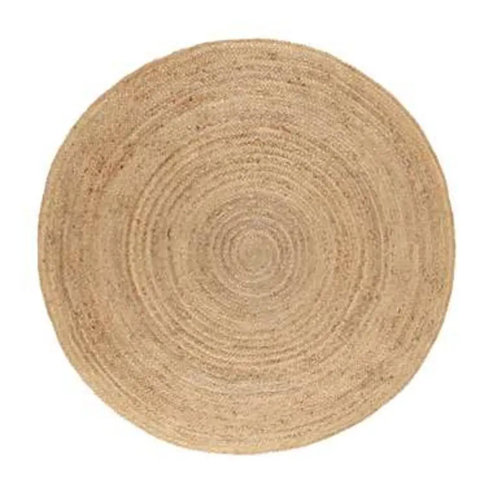EVA Interior Vloerkleed Jute Rond - Naturel - 240 Ø (L)
