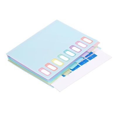 Viquel Rainbow Pastel - trieur à soufflet - pour A4 - à onglets - disponible en différents coloris