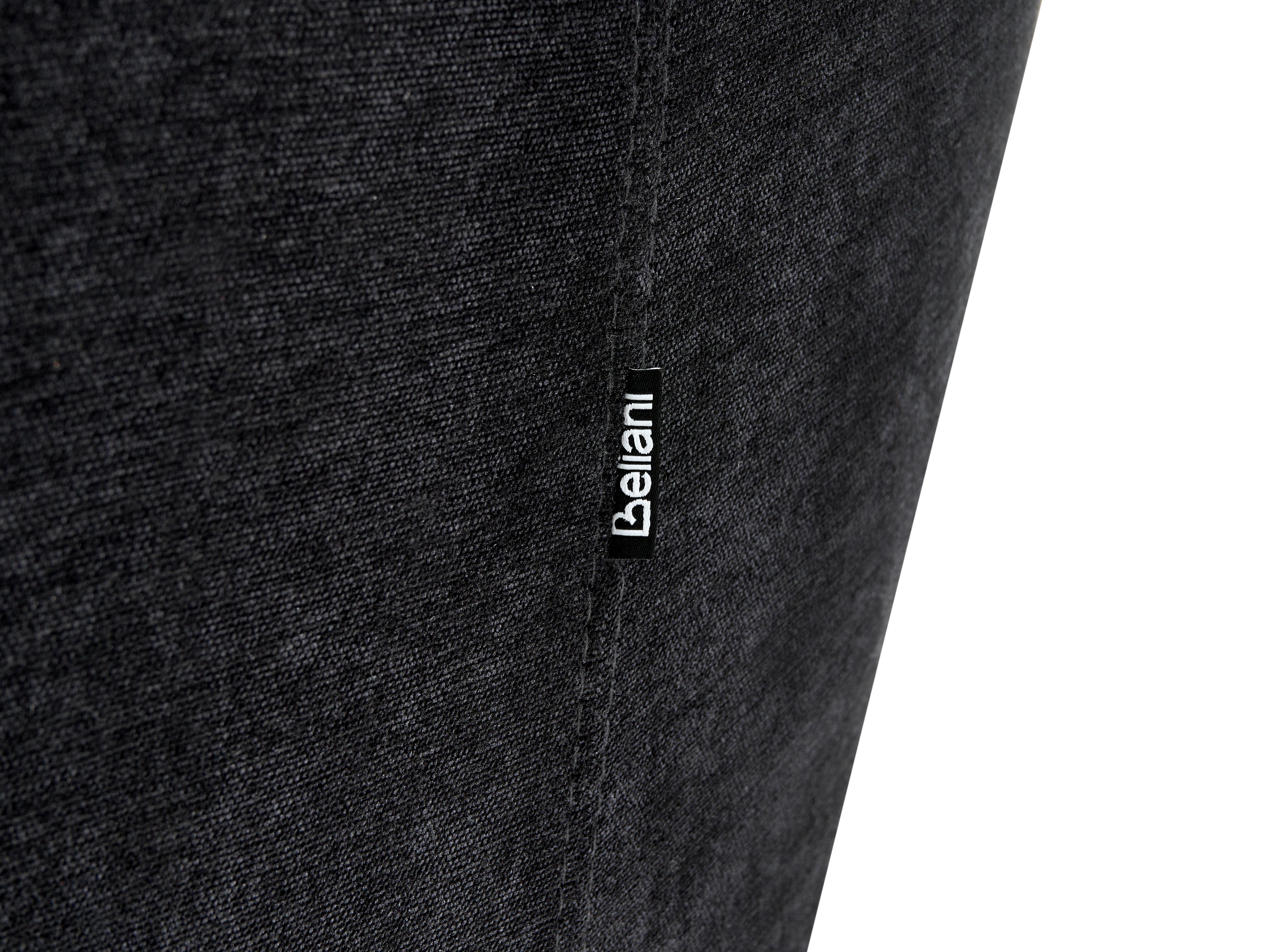 Bank 2-zits EIBY Chenille Zwart