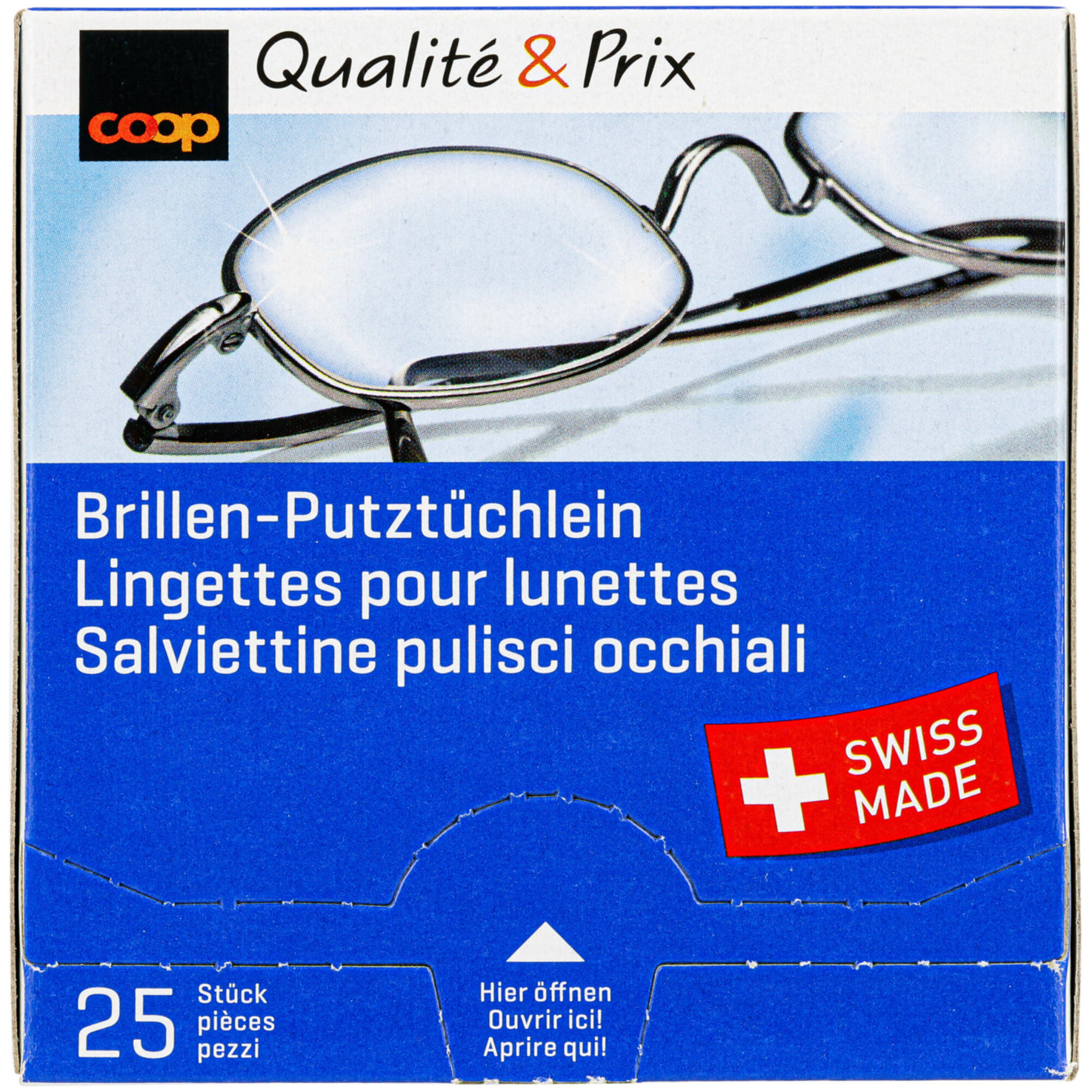 Super Clean Brillenputztüchlein 25 Stück