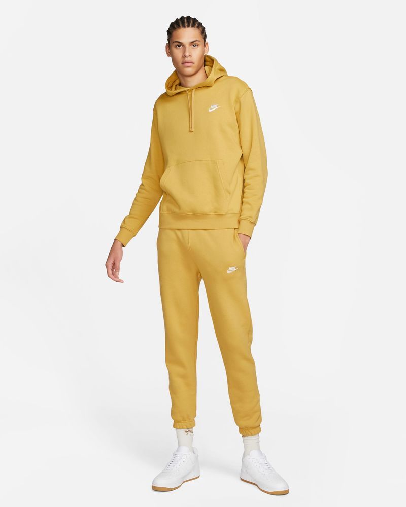Sweat à capuche Nike Sportswear Club Fleece Jaune & Jaune Or pour homme