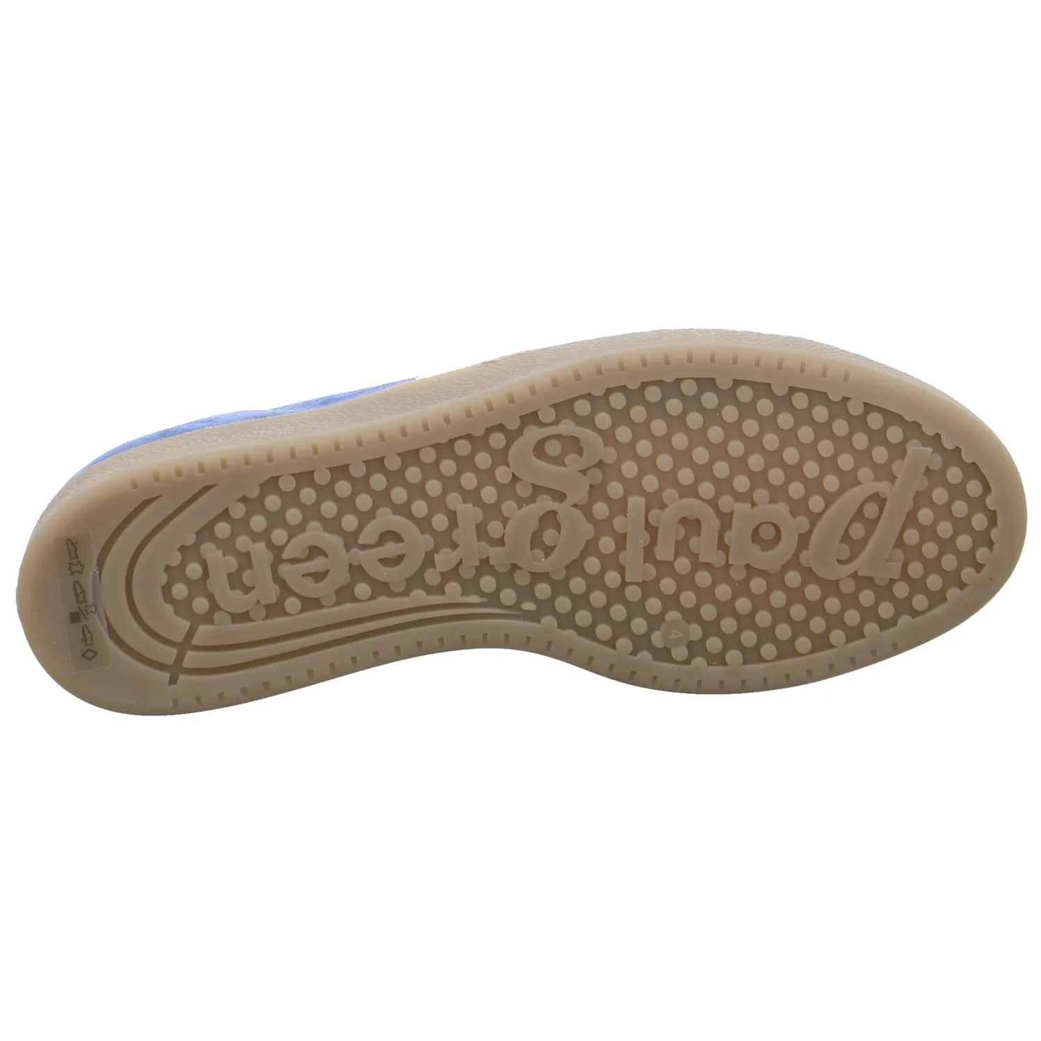 PAUL GREEN Sneaker Blau Leder  mit Wechselfussbett