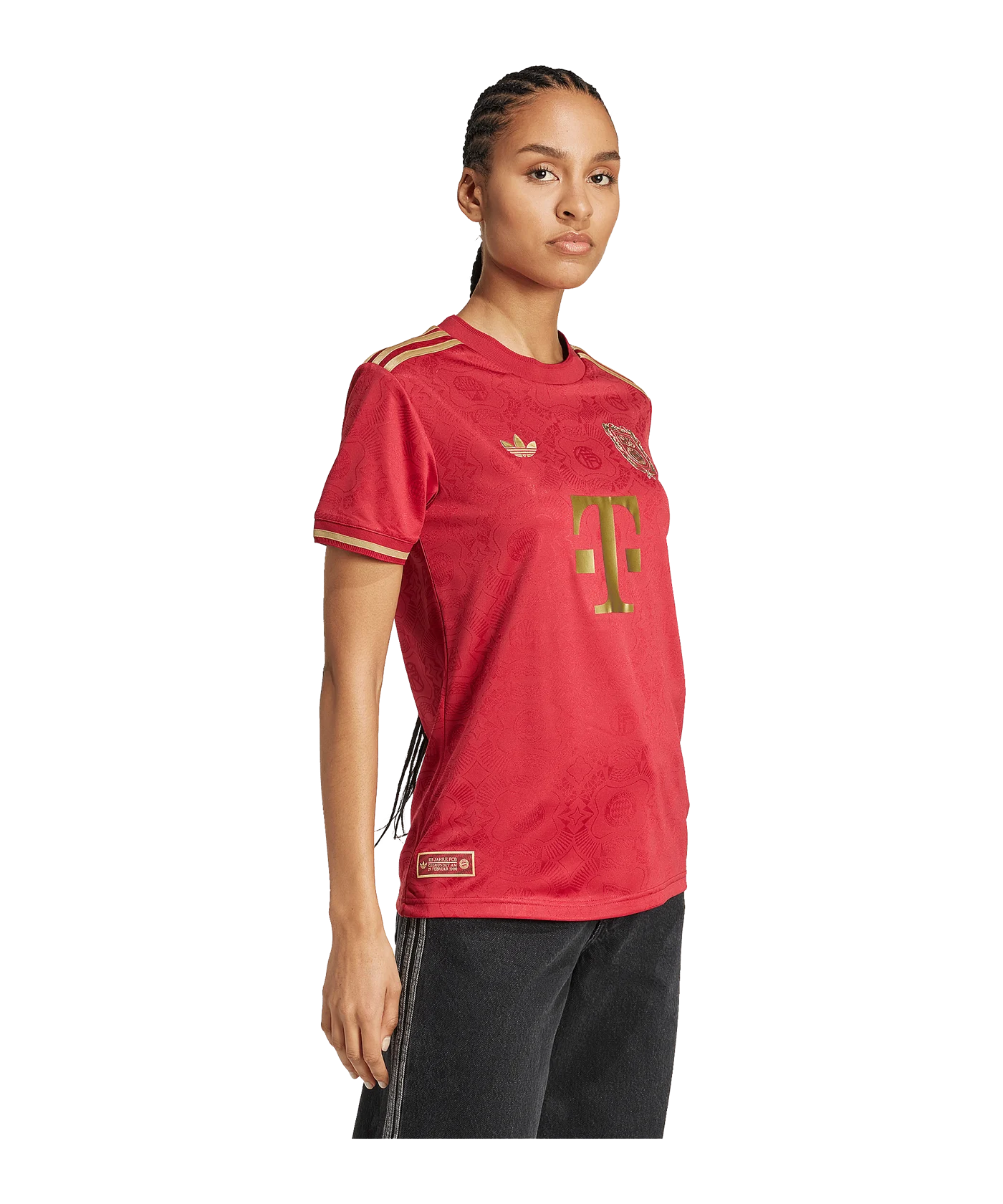 adidas Originals FC Bayern München 125th Anniversary Trikot Damen Rot
