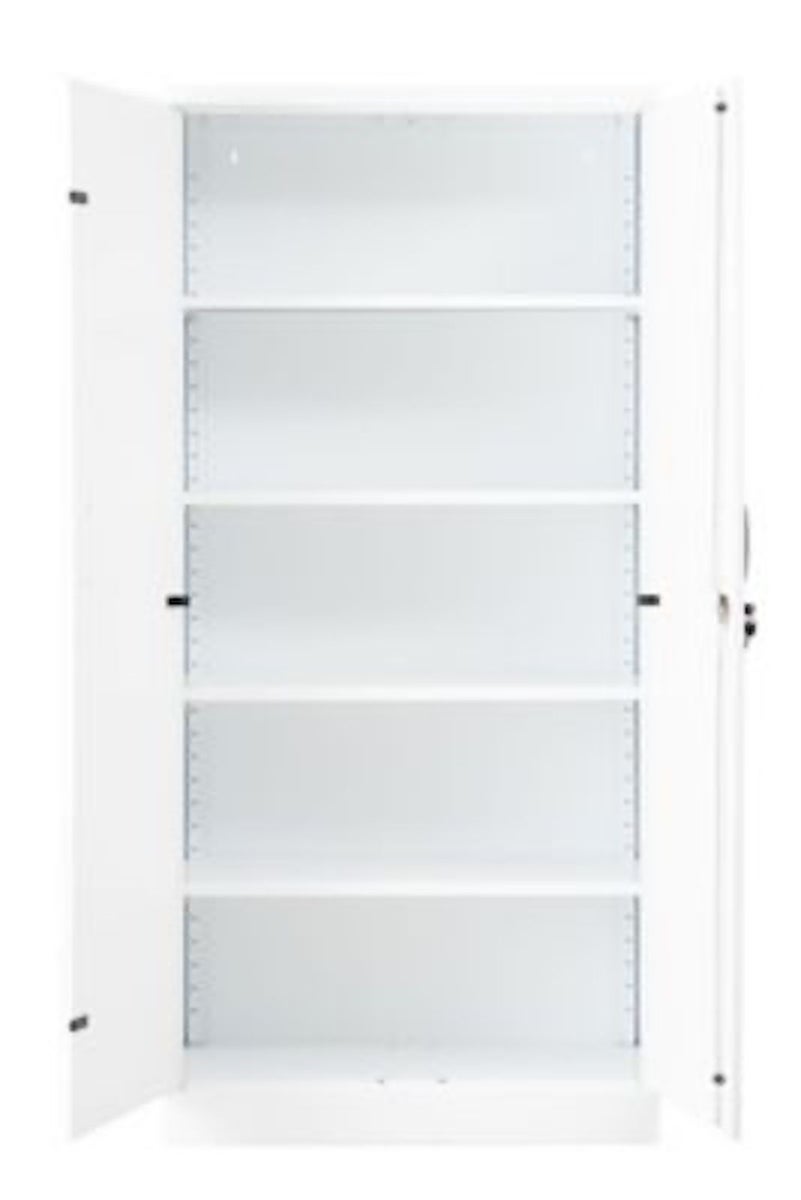 PROREGAL Beetle archiefkast met 4 legplanken, HxBxD 195 x 92 x 42 cm, wit
