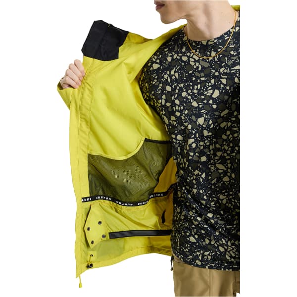 Veste snowboard BURTON M GORE POWLINE JK SULFUR/TRUE BLACK