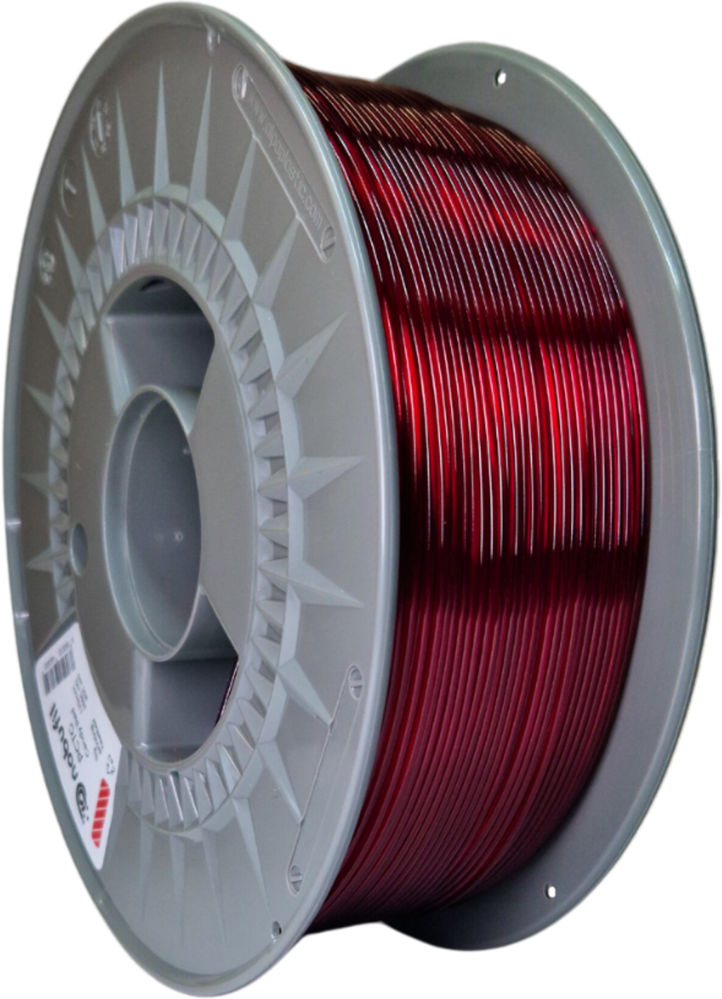 Nobufil  PCTG Candy Red, 1,75 mm / 1000 g    Schlagfestes PCTG Filament aus recycelten Kunststoffen