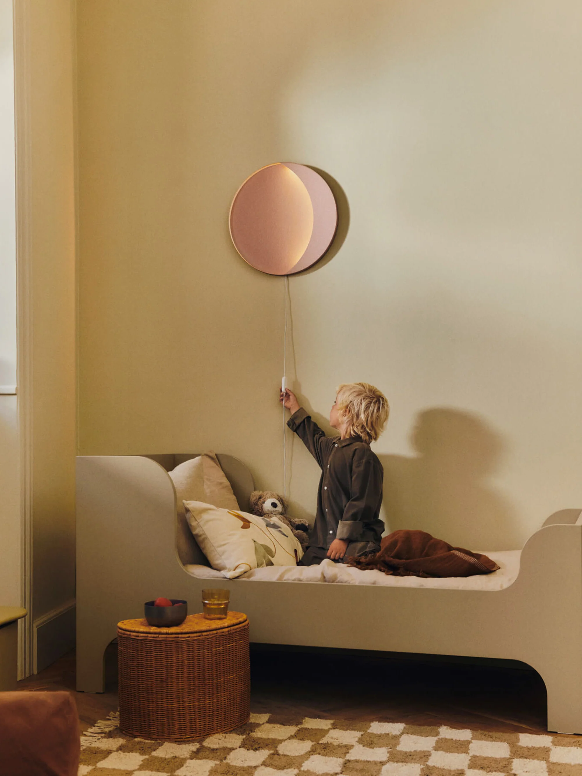 Dimbare LED-wandlamp Neba