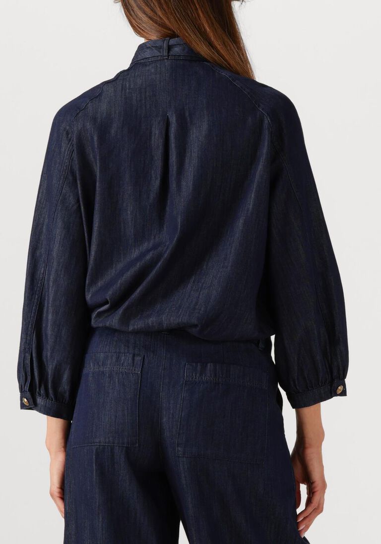 donkerblauwe luisa cerano blouses 228600/4176