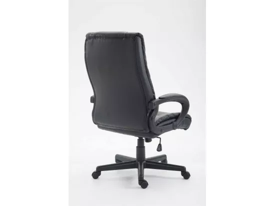 Chaise de bureau - Similicuir & Noir - Noir - XL Sparta