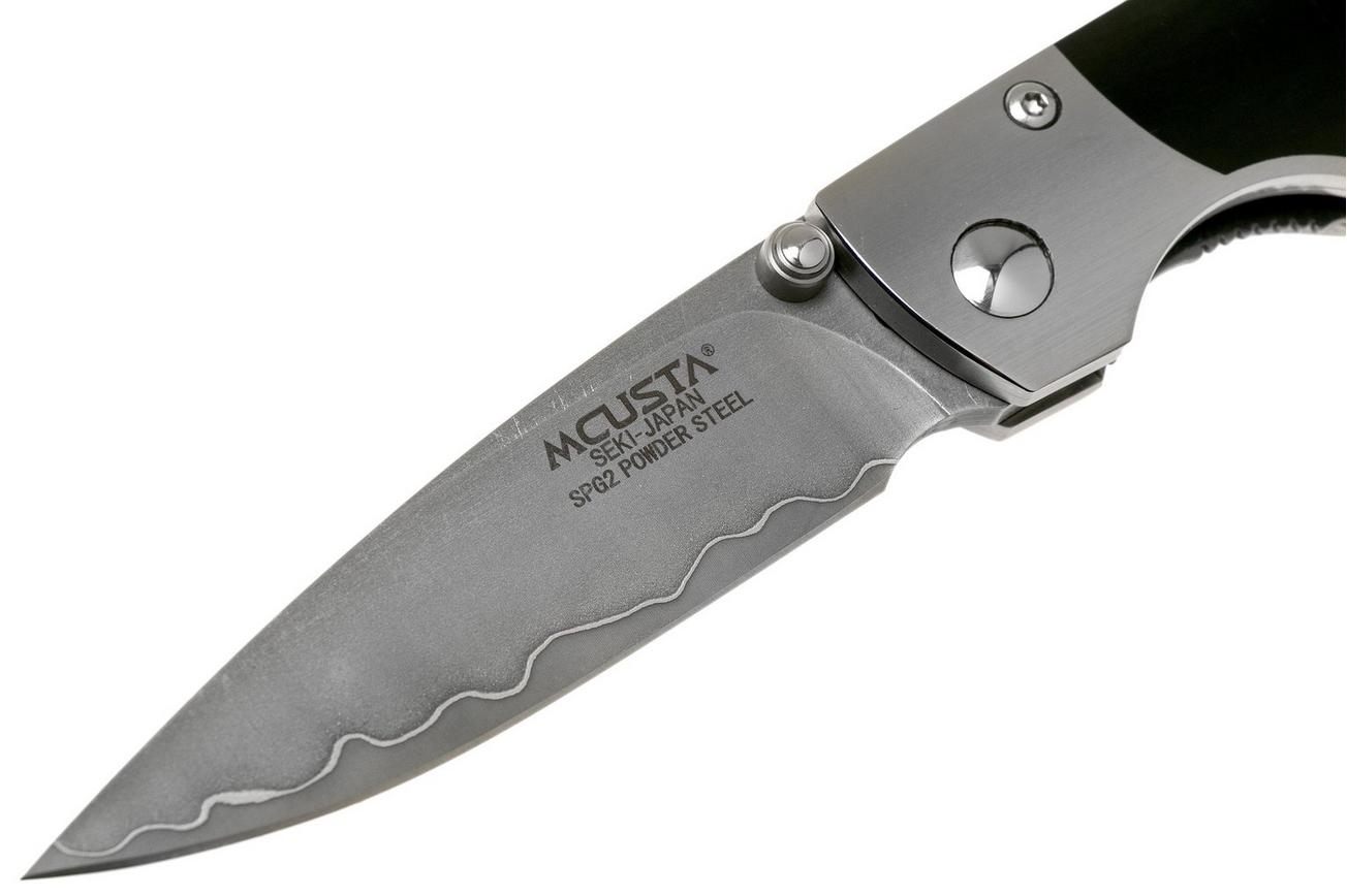 Mcusta MC-144G Shinra Mixture Teana, black pakkawood, herenmes