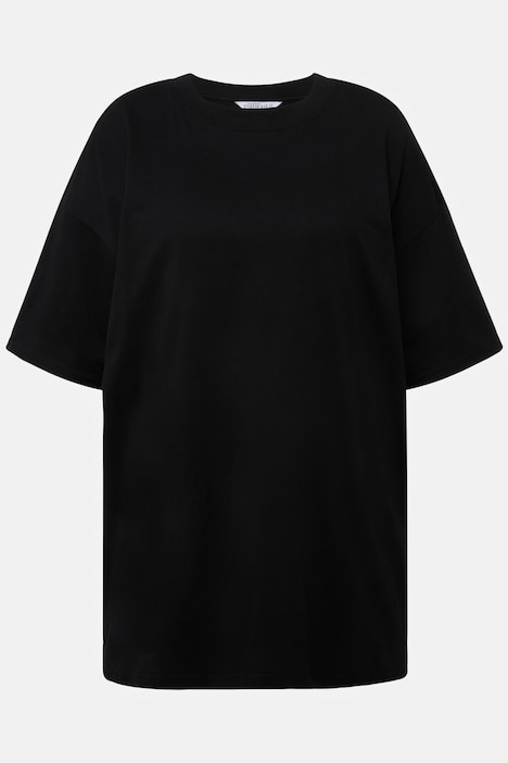 Oversize-Shirt, Rückenprint, Rundhals, Halbarm