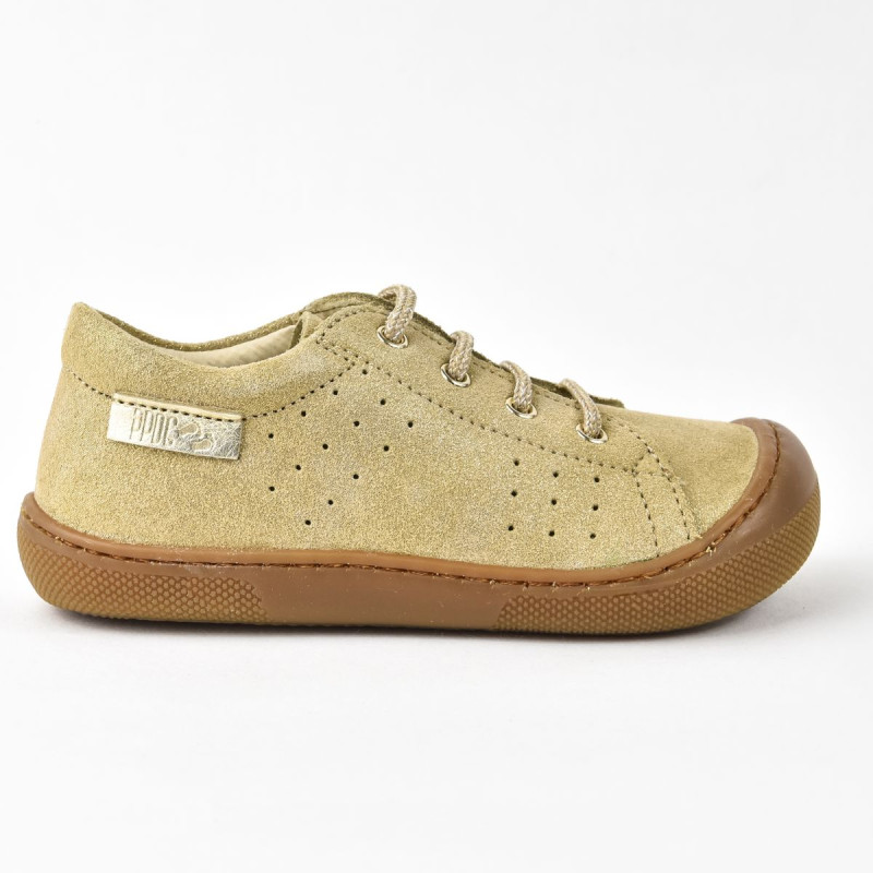 Naturino Naturino Barefoot Bira Suede Glitter Platinium