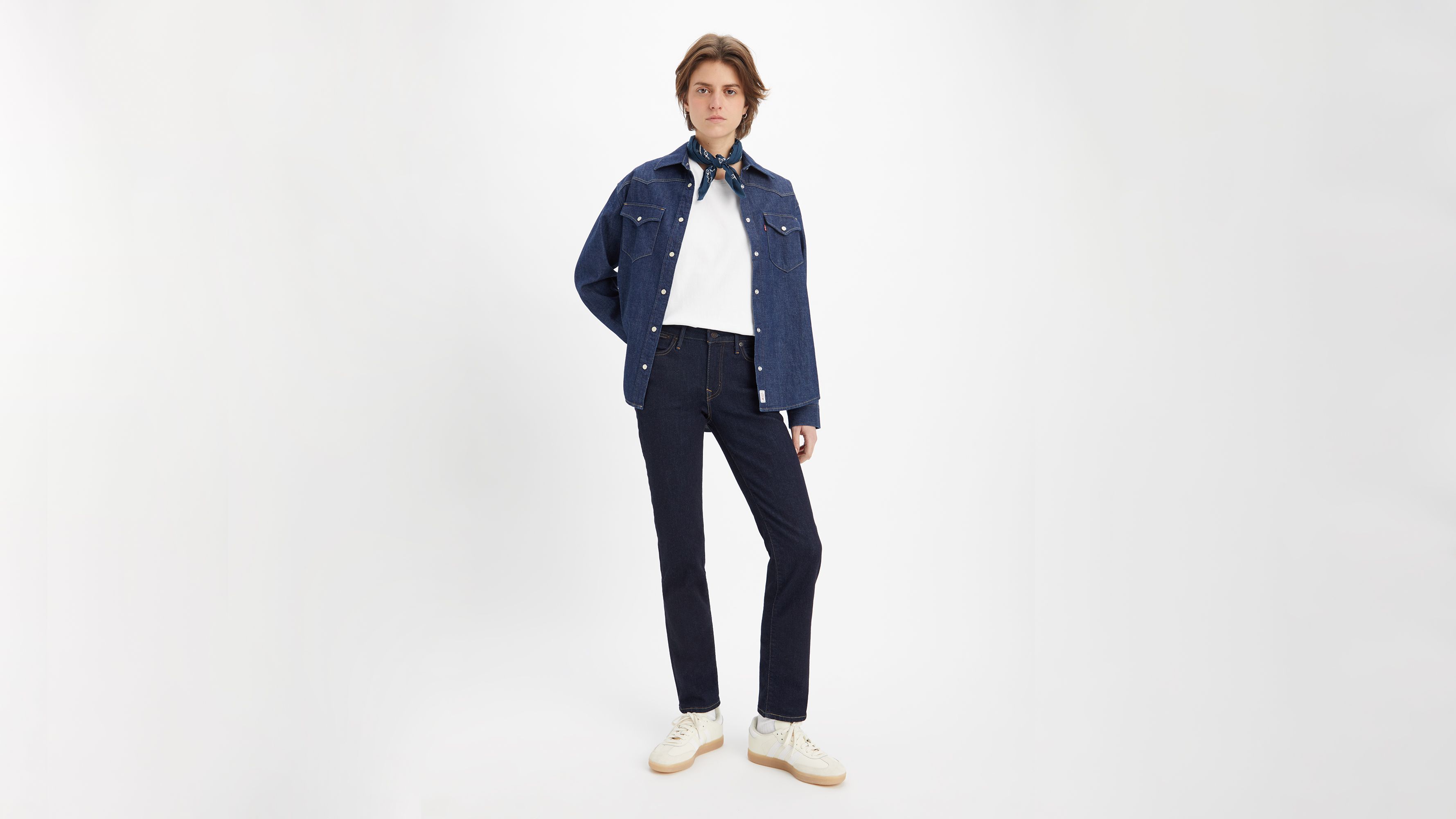 Jean 712™ slim poche passepoilée - Blue Wave Rinse - Bleu