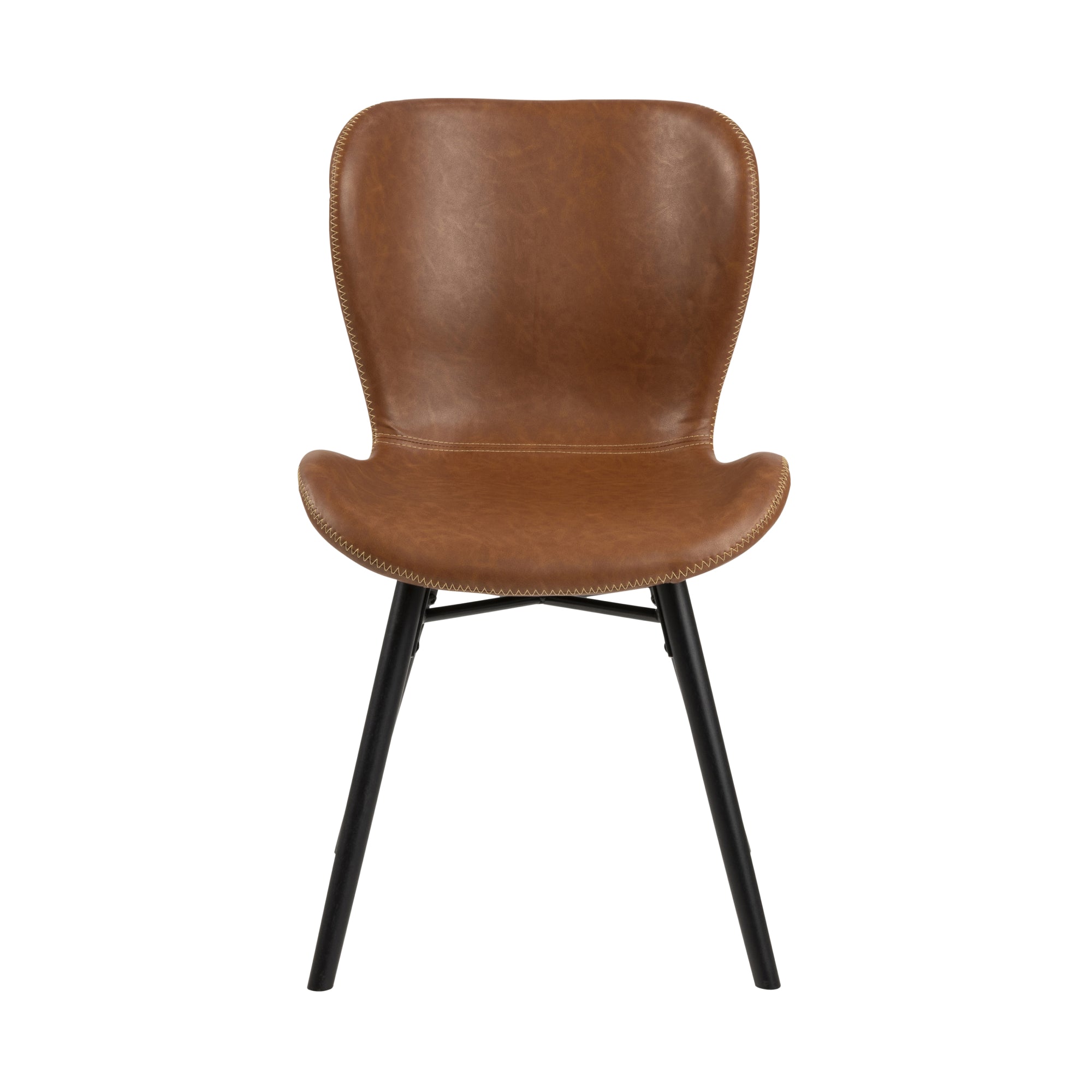 by fonQ basic Tough Eetkamerstoel - Kunstleer - Bruin