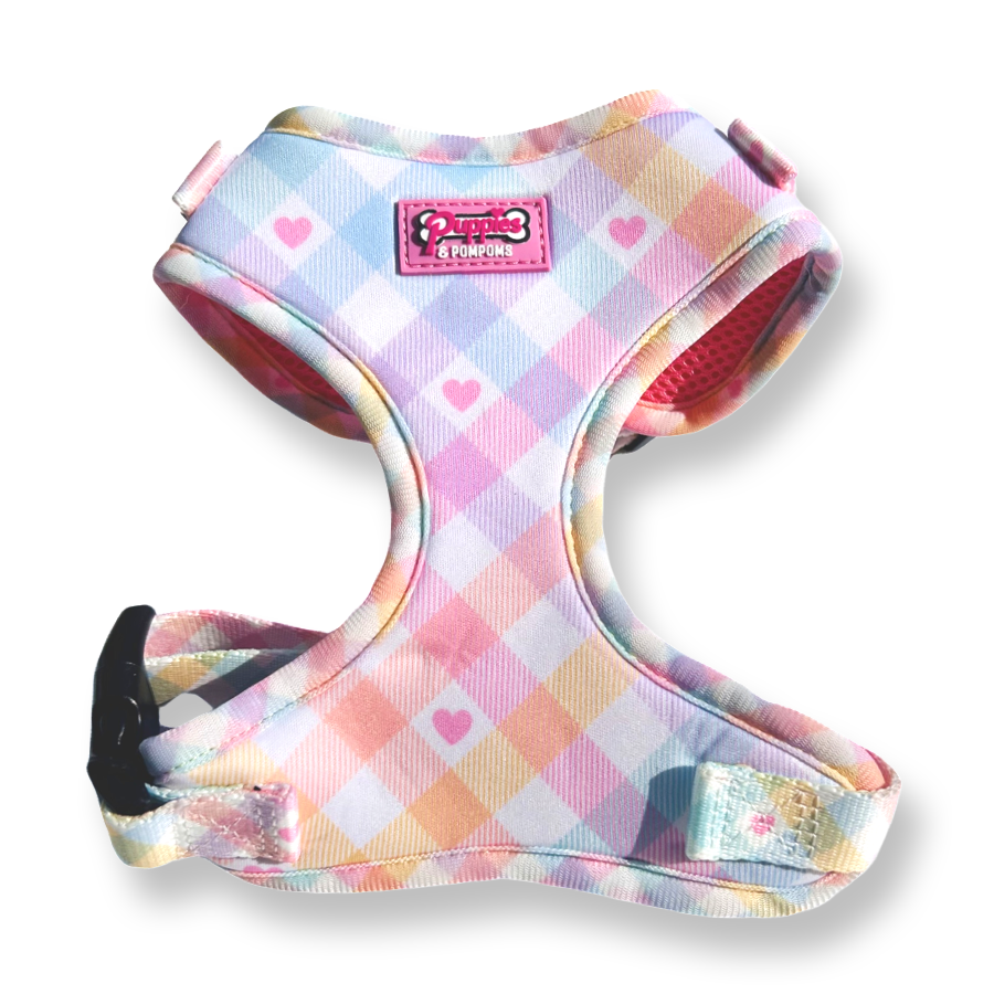 Arnês - Vichy Pastel