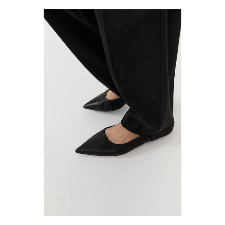 St Agni Ballerines Cuir | Noir