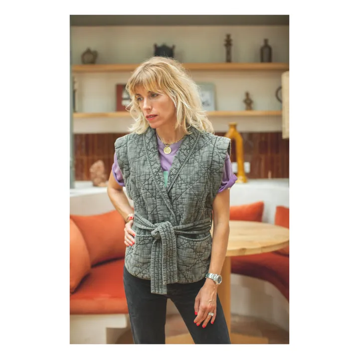 Marlot Paris Veste Sans Manches Anab - Collection Femme | Gris