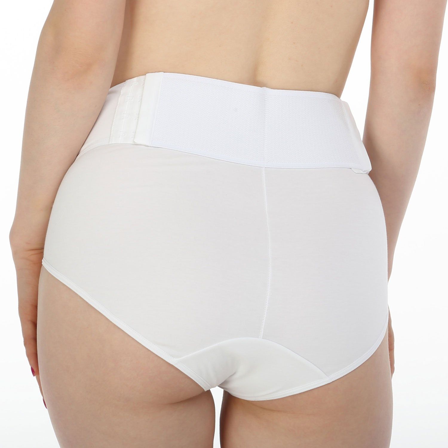 MYSANITY Postpartum Miederhose, verstellbar, Weiß