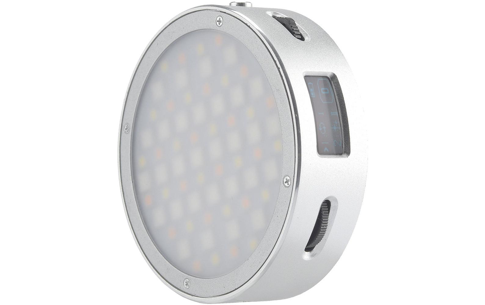 Videoleuchte R1 Round RGB MiniKompaktes RGB Mini-Licht mit Spezialeffekten