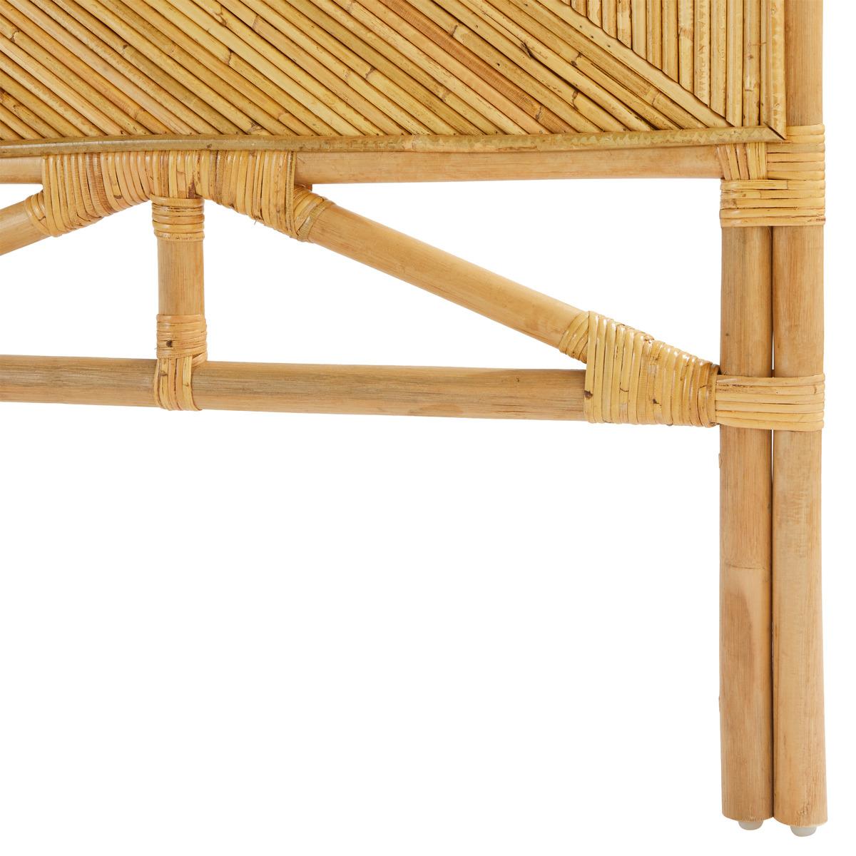 TETE DE LIT TANAE ROTIN BEIGE D.160X105CM