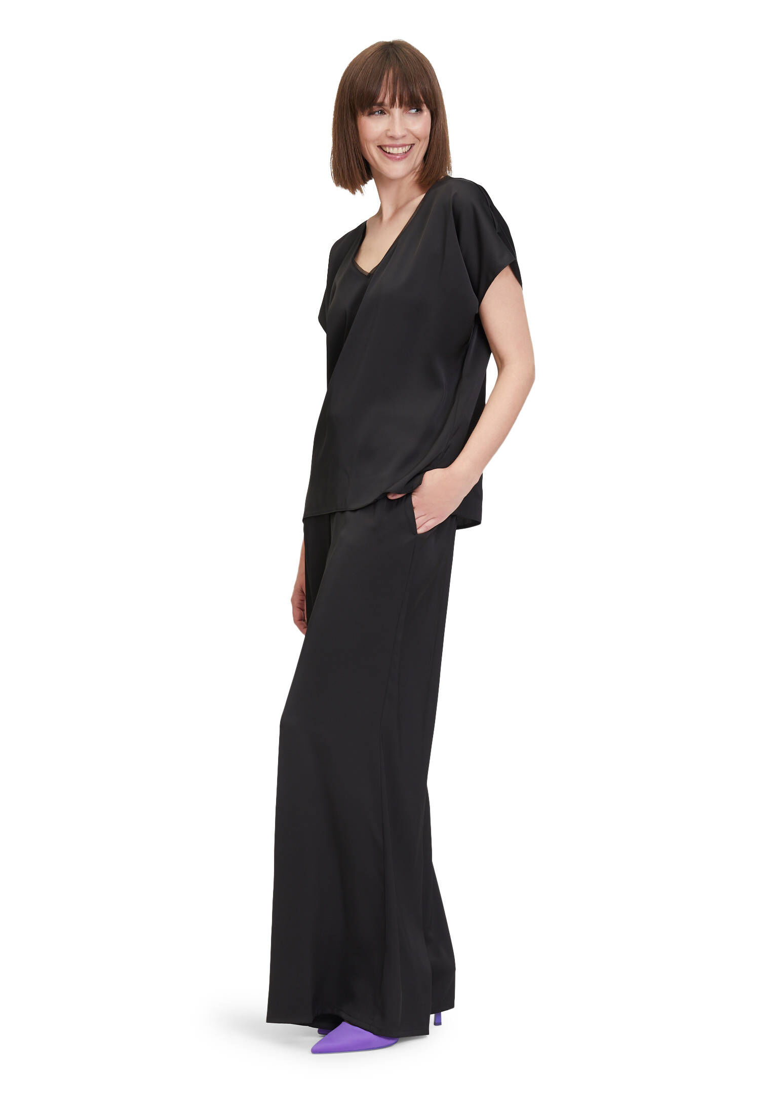 Vera Mont| Damen Satin-Bluse